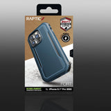 Raptic X-Doria Fort Case iPhone 14 Pro med MagSafe pansret blå cover