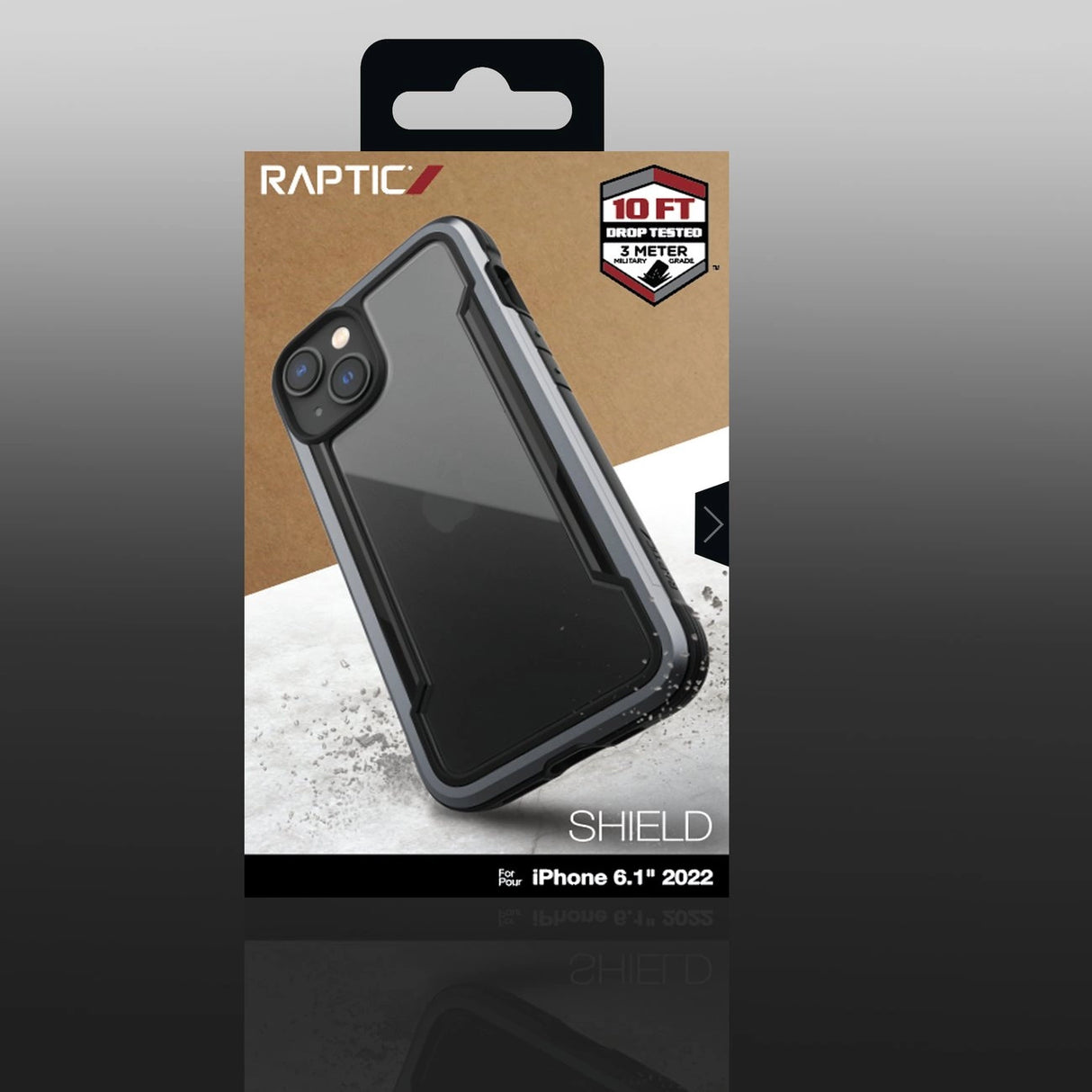 Raptic X-Doria Shield Case iPhone 14 pansret cover sort