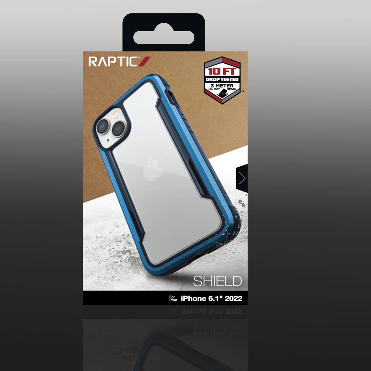 Raptic X-Doria Shield Case iPhone 14 pansret cover blå