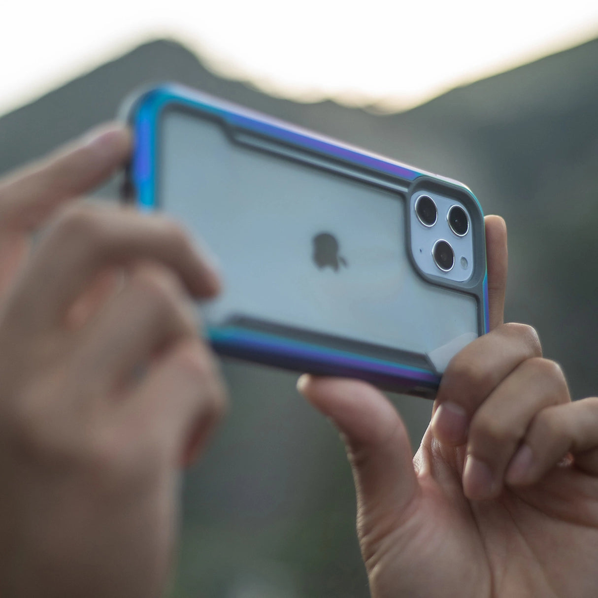 Raptic X-Doria Shield Case iPhone 14 Pro pansret cover blå