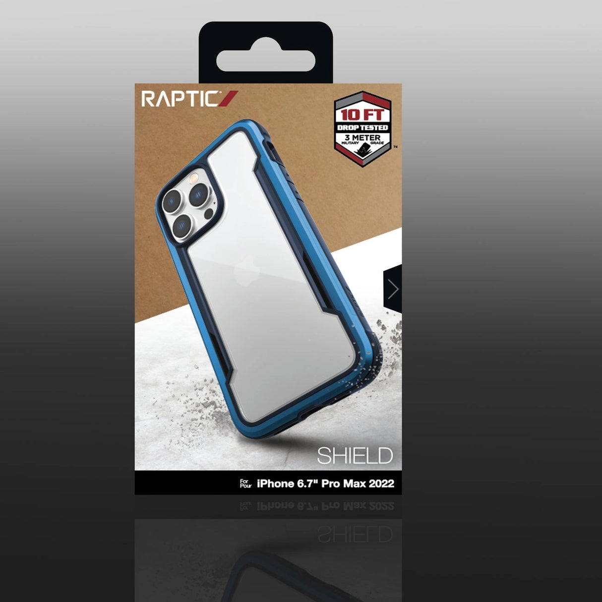 Raptic X-Doria Shield Case iPhone 14 Pro Max pansret cover blå