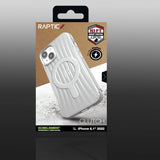Raptic X-Doria Clutch Case iPhone 14 med MagSafe bagdæk gennemsigtigt