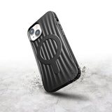 Raptic X-Doria Clutch Case iPhone 14 med MagSafe bagdæk sort