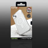 Raptic X-Doria Clutch Case iPhone 14 Plus med MagSafe bagdæk gennemsigtigt