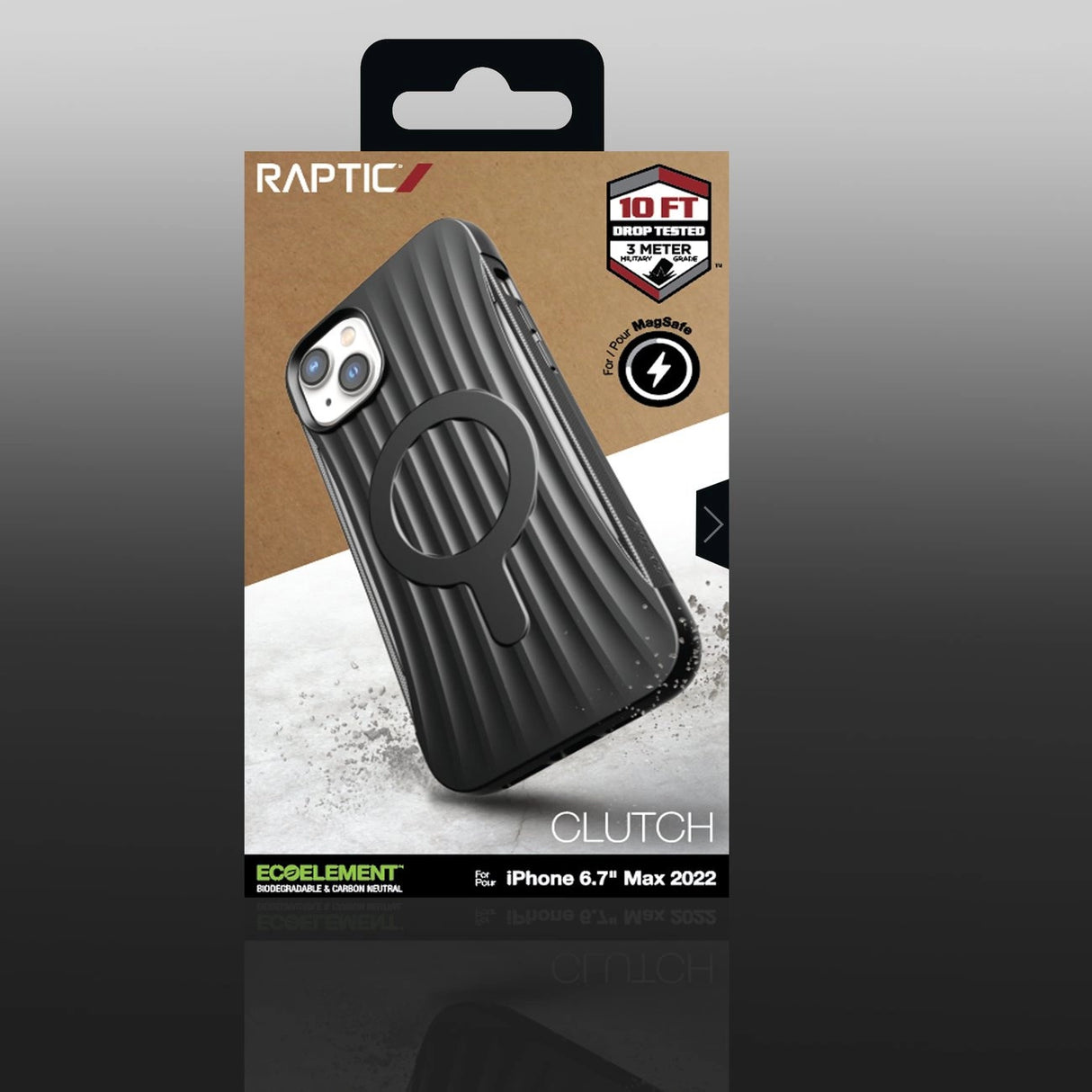 Raptic X-Doria Clutch Case iPhone 14 Plus med MagSafe bagdæksel sort