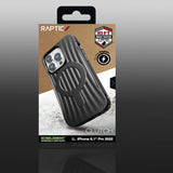Raptic X-Doria Clutch Case iPhone 14 Pro med MagSafe bagdæksel sort