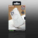 Raptic X-Doria Clutch Case iPhone 14 Pro Max med MagSafe bagdæk gennemsigtigt