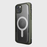Raptic X-Doria Secure Case iPhone 14 Plus med MagSafe pansret cover grønt