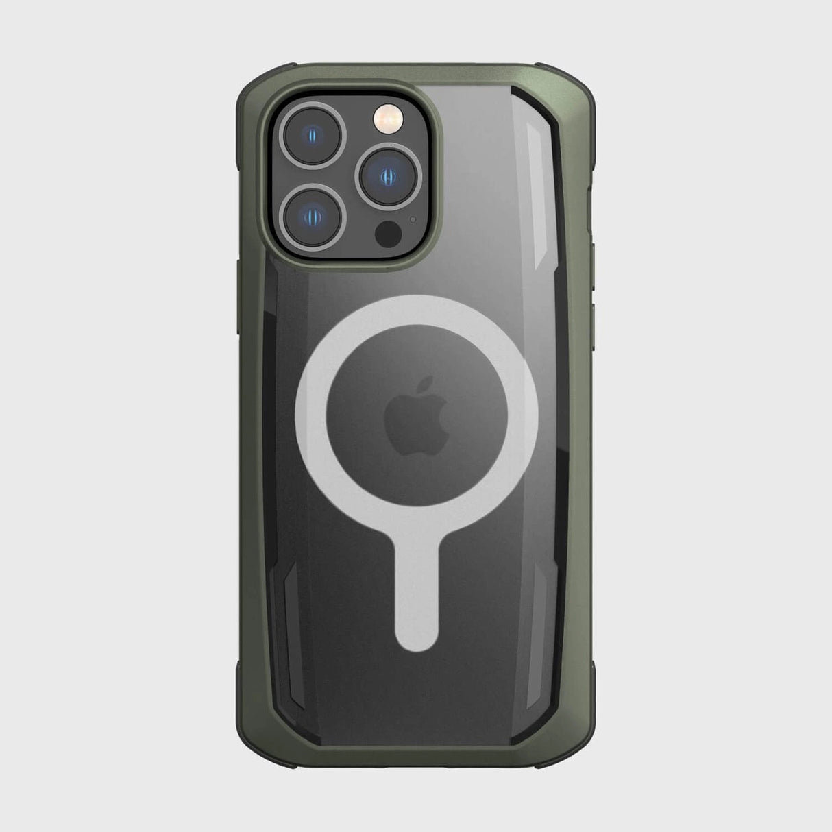 Raptic X-Doria Secure Case til iPhone 14 Pro Max med MagSafe pansret cover grønt