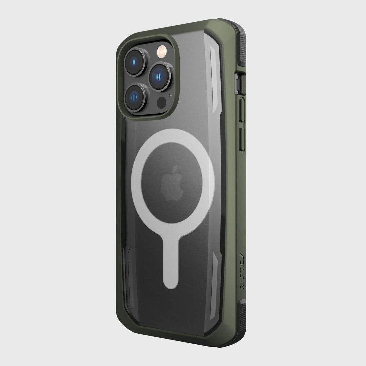 Raptic X-Doria Secure Case til iPhone 14 Pro Max med MagSafe pansret cover grønt