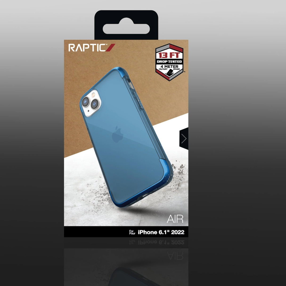 Raptic X-Doria Air Case iPhone 14 pansret cover blå