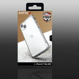 Raptic X-Doria Air Case til iPhone 14 Plus pansret cover sølv