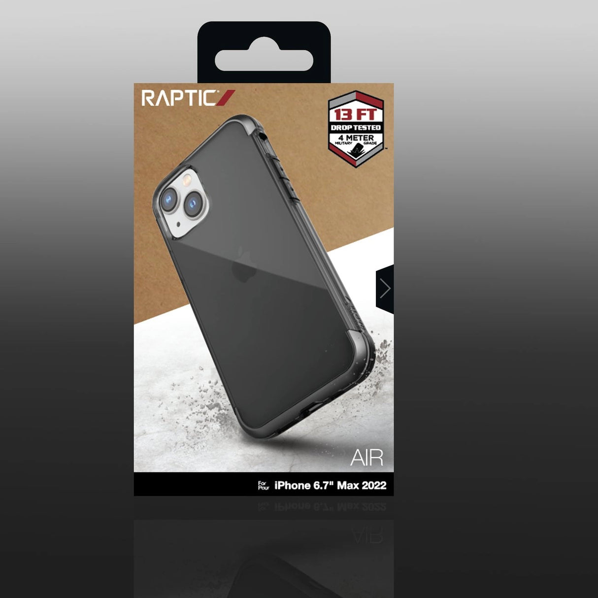 Raptic X-Doria Air Case iPhone 14 Plus pansret cover grå