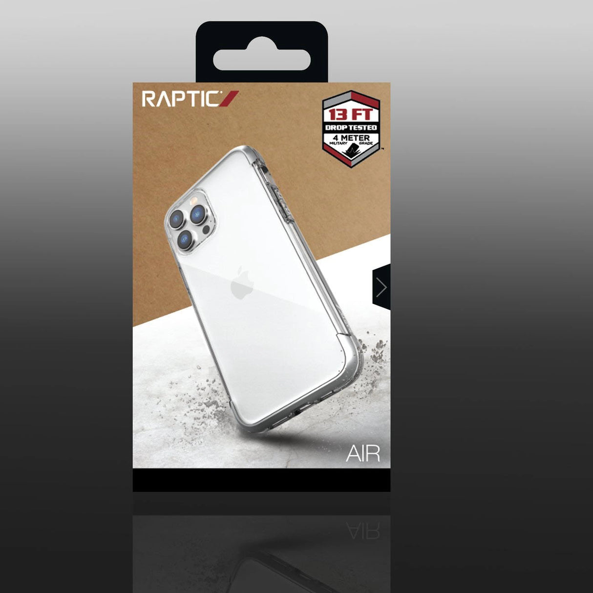 Raptic X-Doria Air Case til iPhone 14 Pro Max pansret cover sølv