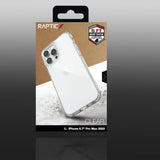 Raptic X-Doria Clear Case iPhone 14 Pro Max pansret gennemsigtigt cover