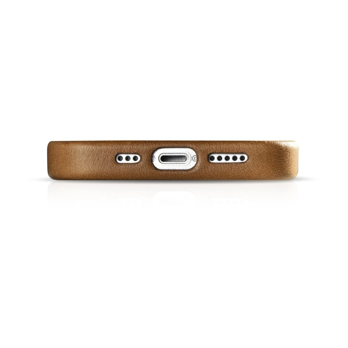 iCarer Oil Wax Premium Leather Case magnetisk læder iPhone 14 case med MagSafe brun (WMI14220701-TN)