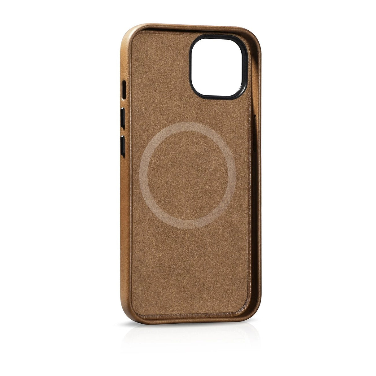 iCarer Oil Wax Premium Leather Case magnetisk læder iPhone 14 case med MagSafe brun (WMI14220701-TN)