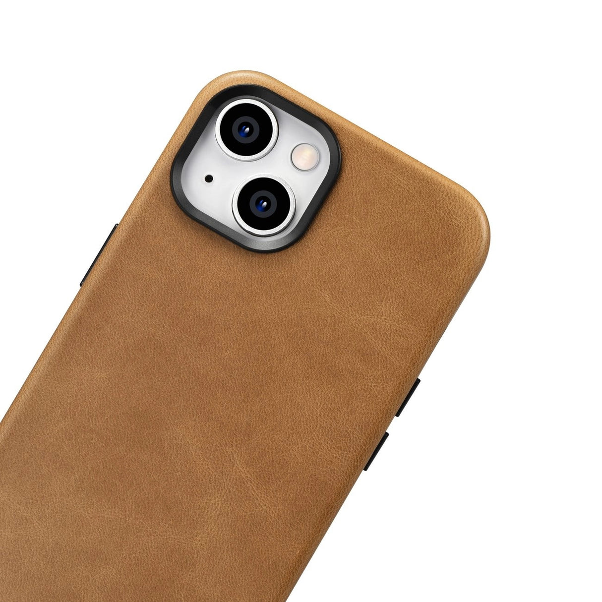 iCarer Oil Wax Premium Leather Case magnetisk læder iPhone 14 case med MagSafe brun (WMI14220701-TN)