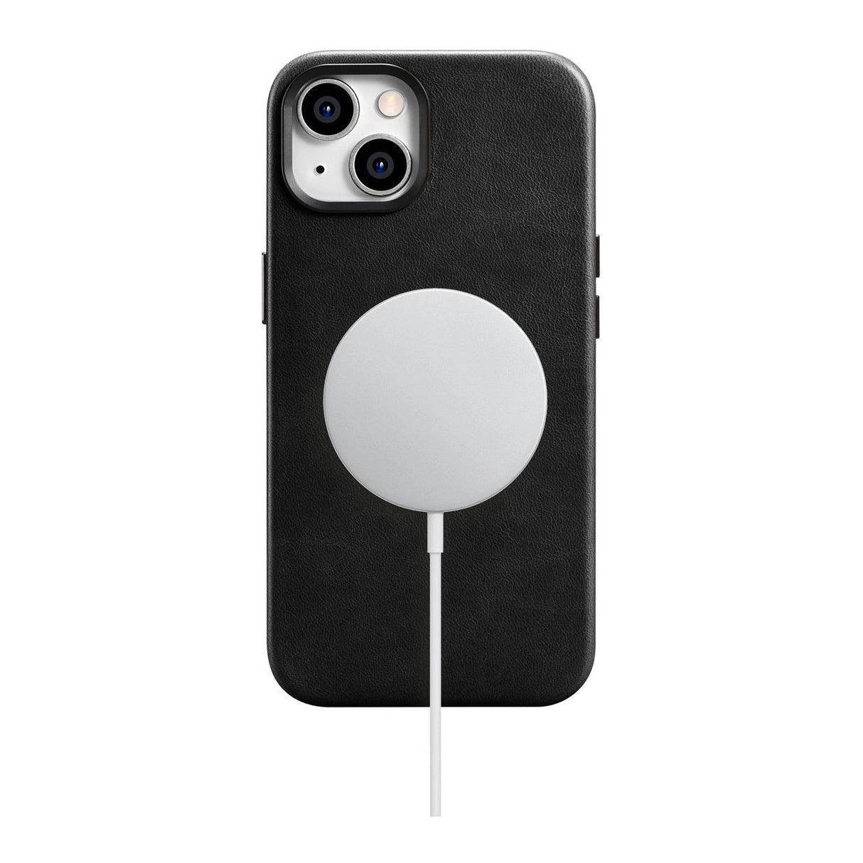 iCarer Oil Wax Premium Ledder Case iPhone 14 Plus Magnetisk Ledder Case med MagSafe Black (WMI14220703-BK)
