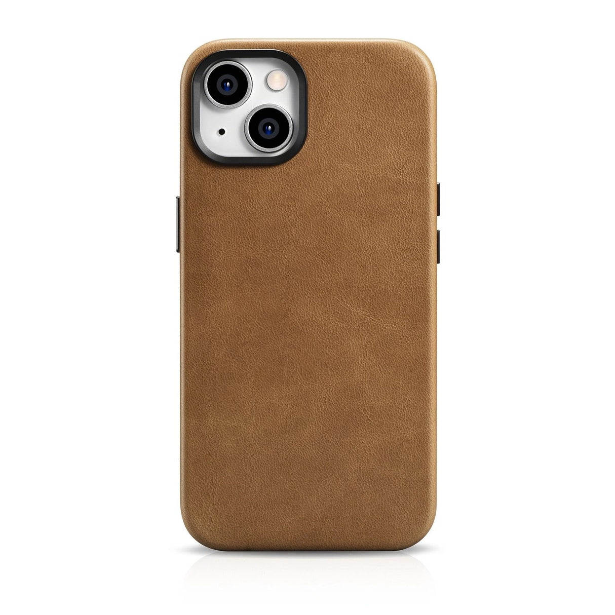 iCarer Oil Wax Premium Ledder Case iPhone 14 Plus Magnetisk Ledder Case med MagSafe Brown (WMI14220703-TN)