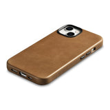 iCarer Oil Wax Premium Ledder Case iPhone 14 Plus Magnetisk Ledder Case med MagSafe Brown (WMI14220703-TN)