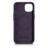 iCarer Case Ledder Cover Case til iPhone 14 Mørk lilla (WMI14220705-DP) (MagSafe Kompatibel)