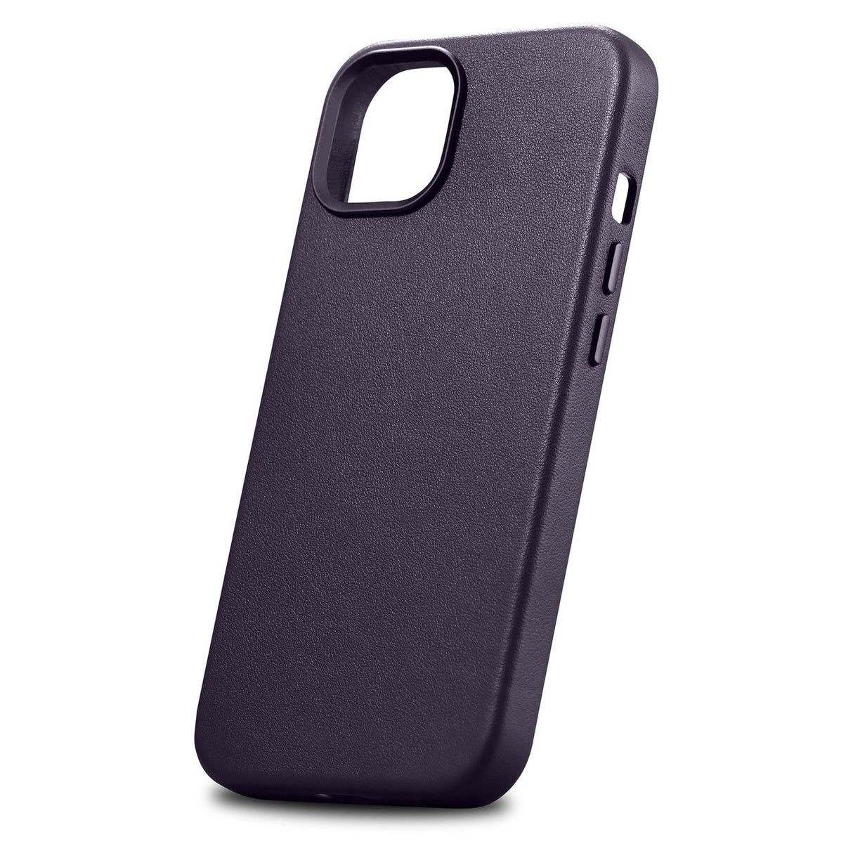 iCarer Case Ledder Cover Case til iPhone 14 Mørk lilla (WMI14220705-DP) (MagSafe Kompatibel)