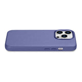 iCarer Case Leather Cover Genuine Leather Case for iPhone 14 Pro Max Light Purple (WMI14220708-LP) (MagSafe Kompatibel)