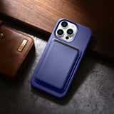 iCarer Case Leather Cover Genuine Leather Case for iPhone 14 Pro Max Light Purple (WMI14220708-LP) (MagSafe Kompatibel)