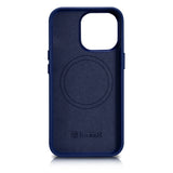 iCarer Case Leather Cover Ægte læder Case til iPhone 14 Pro Max blå (WMI14220708-BU) (MagSafe kompatibel)