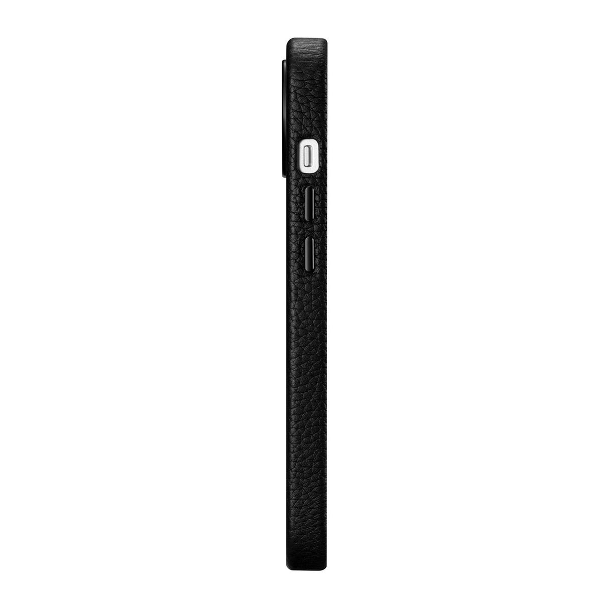 iCarer Litchi Premium Ledder Case iPhone 14 Magnetisk Ledder Case med MagSafe Black (WMI14220709-BK)