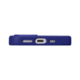 iCarer Litchi Premium Ledder Case iPhone 14 Magnetisk Ledder Case med MagSafe Dark Blue (WMI14220709-DB)