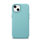 iCarer Litchi Premium Ledder Case iPhone 14 Magnetisk Ledder Case med MagSafe Green (WMI14220709-GN)