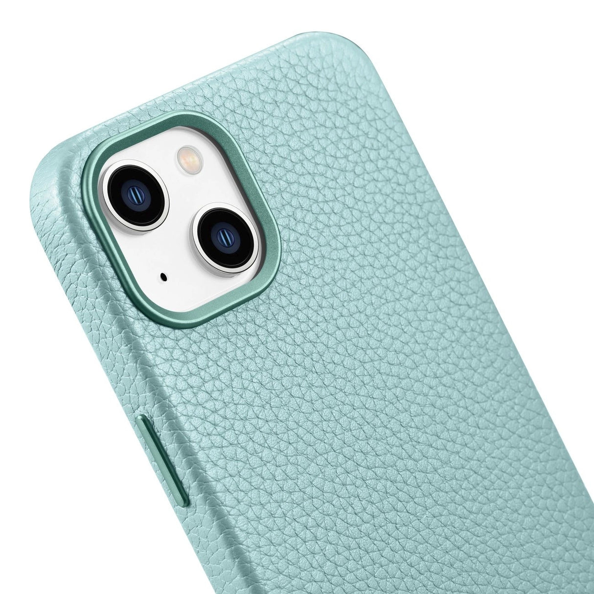iCarer Litchi Premium Ledder Case iPhone 14 Magnetisk Ledder Case med MagSafe Green (WMI14220709-GN)