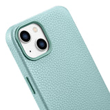 iCarer Litchi Premium Ledder Case iPhone 14 Magnetisk Ledder Case med MagSafe Green (WMI14220709-GN)