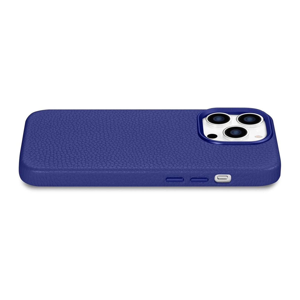 iCarer Litchi Premium Ledder Case iPhone 14 Pro Magnetisk Ledder Case med MagSafe Dark Blue (WMI14220710-DB)