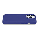 iCarer Litchi Premium Ledder Case iPhone 14 Pro Magnetisk Ledder Case med MagSafe Dark Blue (WMI14220710-DB)