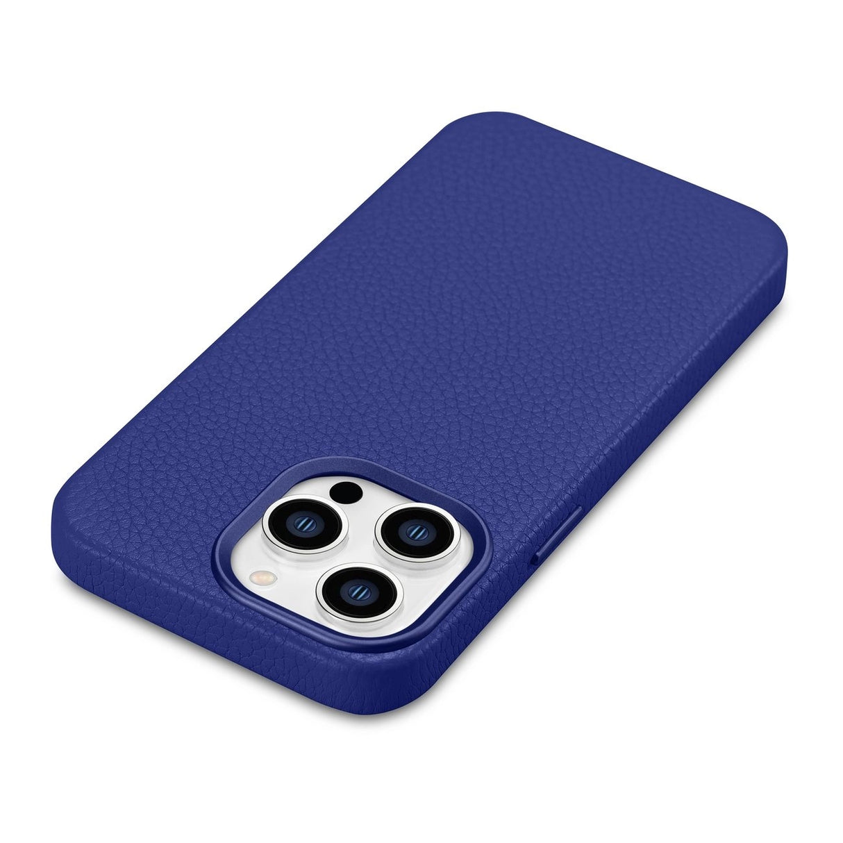 iCarer Litchi Premium Ledder Case iPhone 14 Pro Magnetisk Ledder Case med MagSafe Dark Blue (WMI14220710-DB)