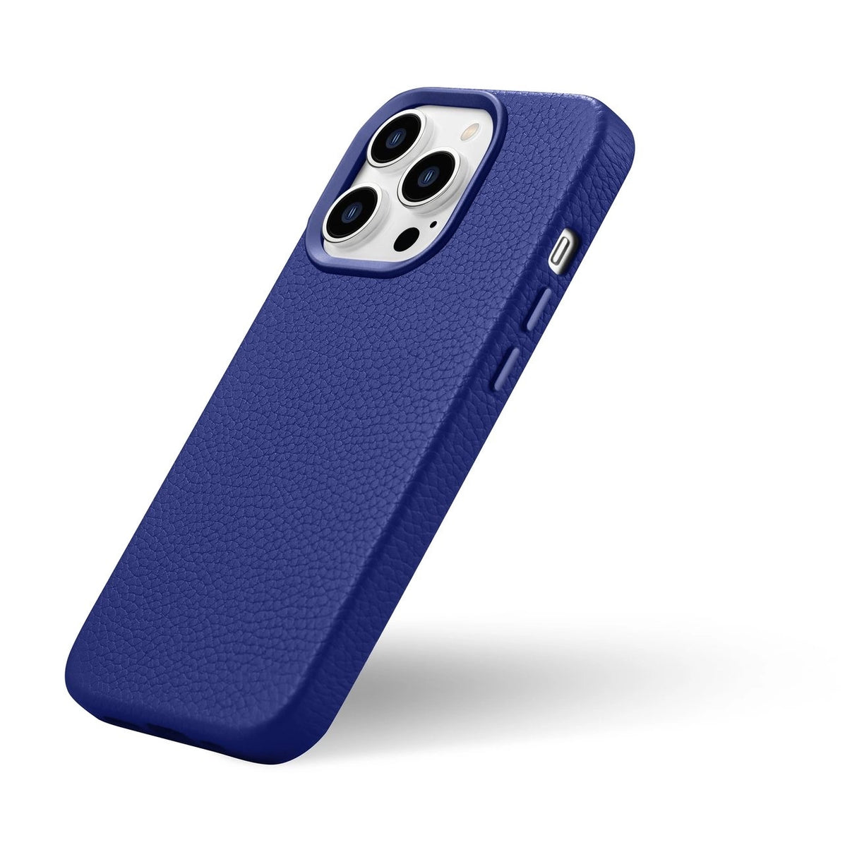 iCarer Litchi Premium Ledder Case iPhone 14 Pro Magnetisk Ledder Case med MagSafe Dark Blue (WMI14220710-DB)