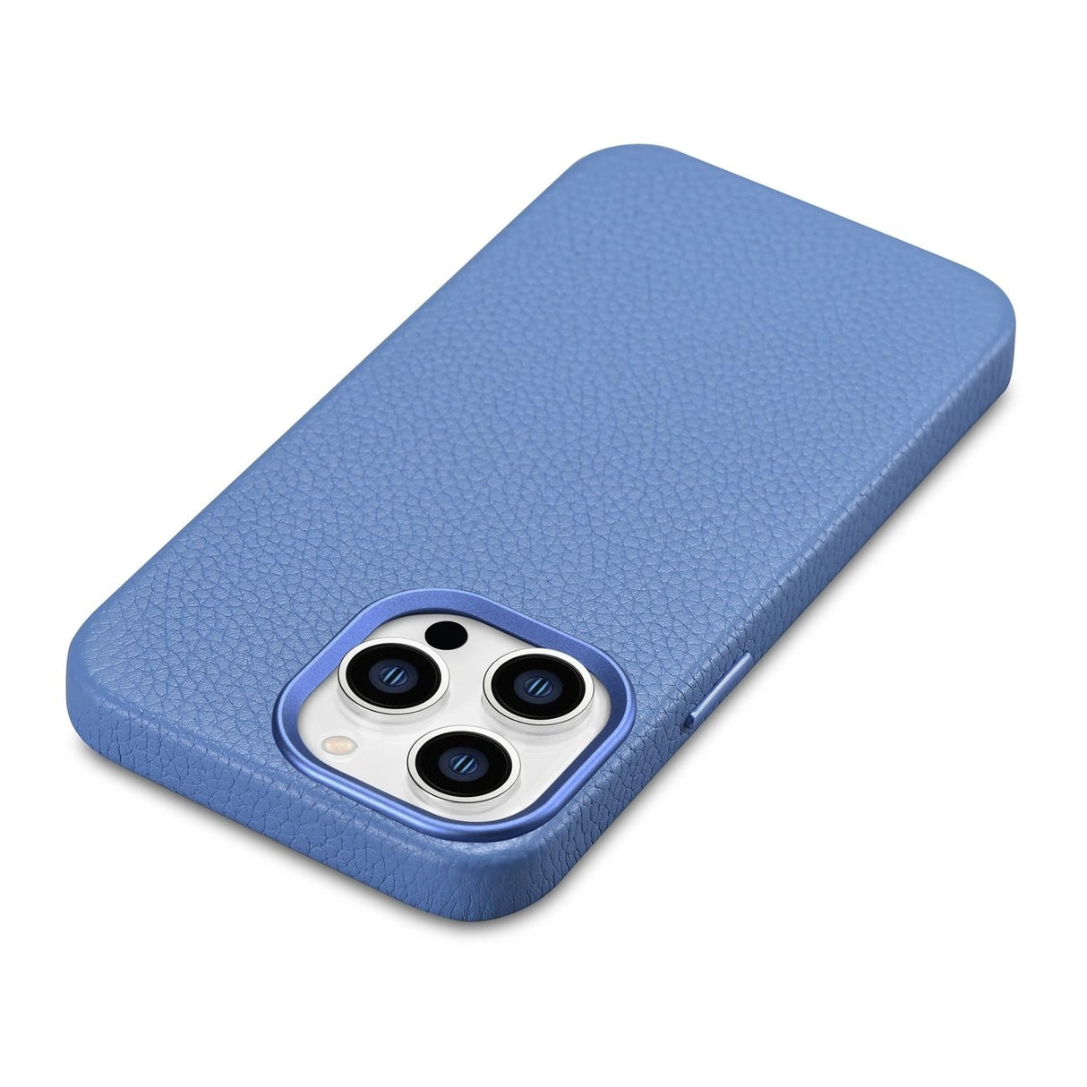 iCarer Litchi Premium Ledder Case iPhone 14 Pro Magnetisk Ledder Case med MagSafe Light Blue (WMI14220710-LB)