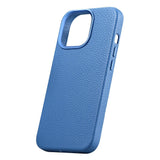 iCarer Litchi Premium Ledder Case iPhone 14 Pro Magnetisk Ledder Case med MagSafe Light Blue (WMI14220710-LB)