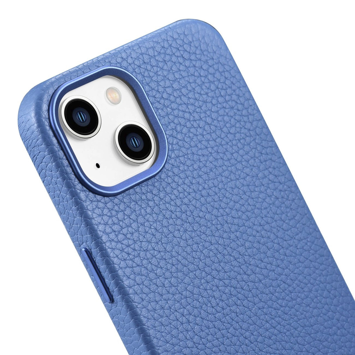 iCarer Litchi Premium Ledder Case iPhone 14 Plus Magnetisk Ledder Case med MagSafe Light Blue (WMI14220711-LB)
