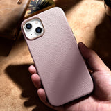 iCarer Litchi Premium Ledder Case iPhone 14 Plus Magnetisk Ledder Case med MagSafe Pink (WMI14220711-PK)