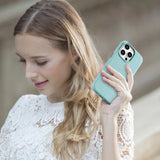 iCarer Litchi Premium Ledder Case iPhone 14 Pro Max Magnetisk Ledder Case med MagSafe Green (WMI14220712-GN)