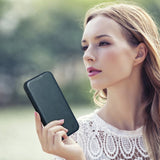 iCarer CE Oil Wax Premium Leather Folio Case iPhone 14 Plus magnetisk flip case MagSafe blå (AKI14220707-BU)