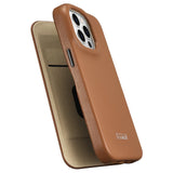 iCarer CE Premium læder Folio Case iPhone 14 Pro Magnetisk Flip læder Folio Case MagSafe brun (WMI14220714-BN)