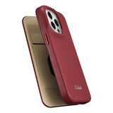 iCarer CE Premium Leather Folio Case iPhone 14 Pro Magnetisk Flip Leather Folio Case MagSafe Red (WMI14220714-RD)