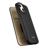 iCarer CE Premium læder Folio Case iPhone 14 Plus Magnetisk Flip læder Folio Case MagSafe sort (WMI14220715-BK)