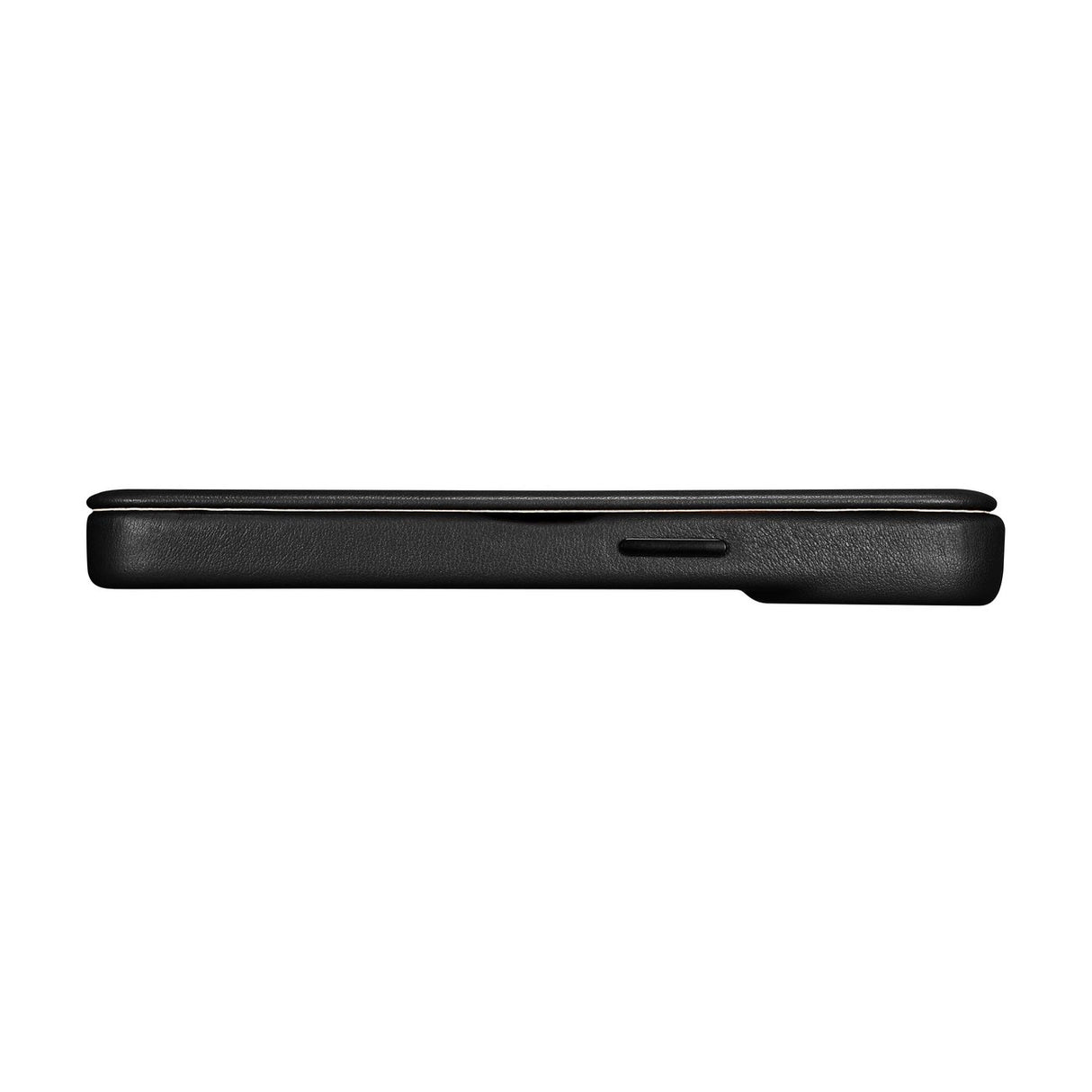 iCarer CE Premium læder Folio Case iPhone 14 Plus Magnetisk Flip læder Folio Case MagSafe sort (WMI14220715-BK)