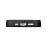 iCarer CE Premium læder Folio Case iPhone 14 Plus Magnetisk Flip læder Folio Case MagSafe sort (WMI14220715-BK)